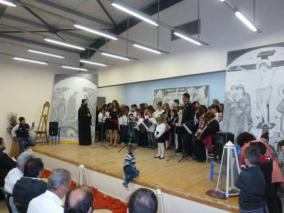 Μια ονειρεμένη βραδιά στο Τυμπάκι από Τμήμα της Σχολής Βυζαντινής Μουσικής