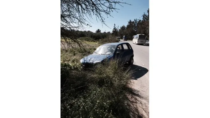Σοβαρός τραυματισμός της οδηγού αυτοκινήτου σε τροχαίο στο 3ο χλμ Μοιρών – Τυμπακίου.(foto)