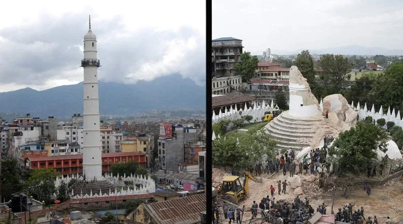 Απέραντη θλίψη Μια εικόνα χίλιες λέξεις: Τα ιστορικά μνημεία του Νεπάλ πριν και μετά τον σεισμό