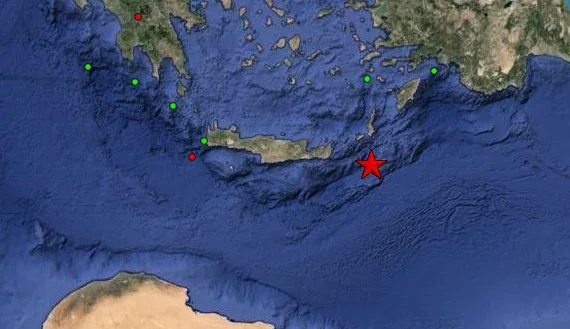 Πολύ ισχυρός σεισμός ταρακούνησε ολόκληρη την Κρήτη 6,2 ρίχτερ
