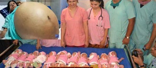 Αυτή η γυναίκα γέννησε 11 μωρά αγοράκια με τη μία, χωρίς καν καισαρική (Video)