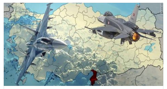 Καταρρίφθηκε αεροσκάφος από τουρκικά F-16 στα τουρκοσυριακά σύνορα
