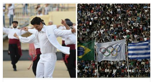 ΒΙΝΤΕΟ: «Μάγεψε» ο Ρουβάς ενώπιον 30.000 κόσμου στην τελετή για την Ολυμπιακή Φλόγα
