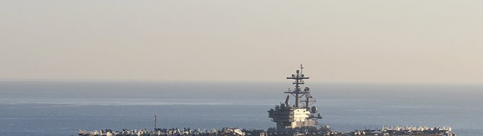 Στο λιμάνι της Σούδας το αεροπλανοφόρο USS George Bush (Εικόνες Video)