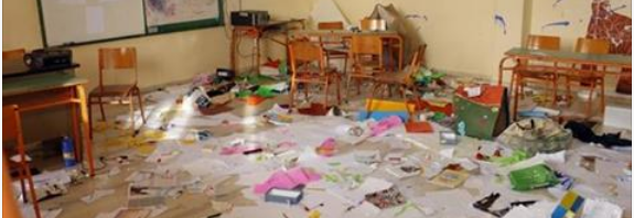 Βανδάλισαν δημοτικό σχολείο στο Ηράκλειο (photos)