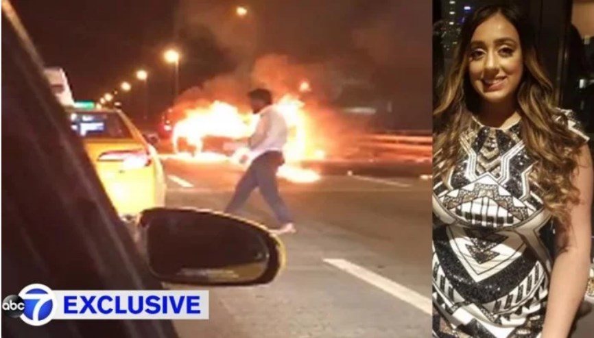 ΣΟΚ…. Αυτοκίνητο έπιασε φωτιά,οδηγός φώναξε ταξί ενώ η φίλη του καιγόταν ζωντανή