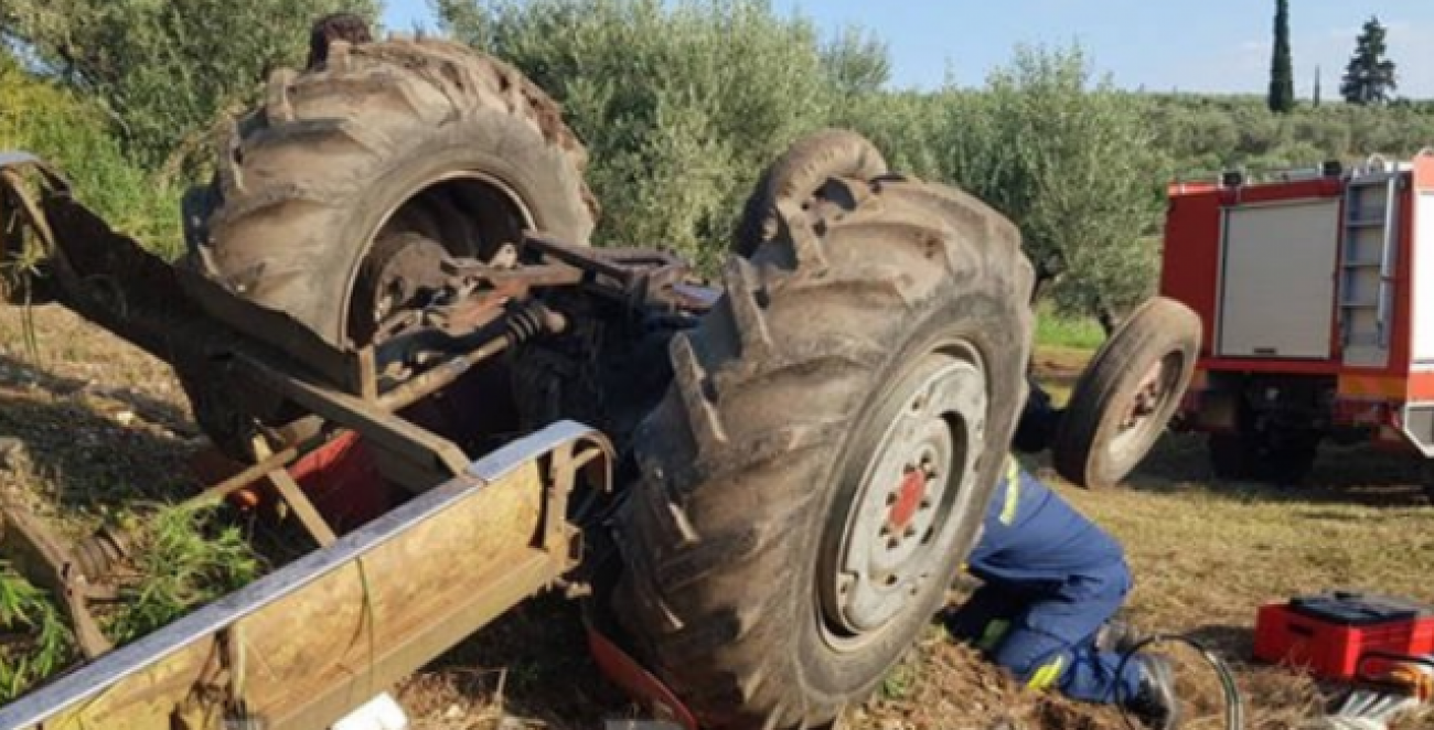 Νεκρός 25χρονος οδηγός τρακτέρ – «Δίπλωσε» η καρότσα και τον καταπλάκωσαν τα ξύλα που κουβαλούσε