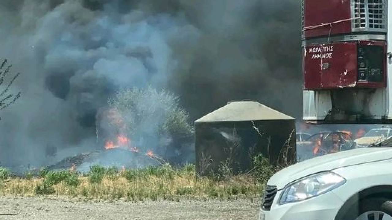 Φωτιά στην Τρίπολη – Σηκώθηκαν εναέρια μέσα – Δείτε βίντεο