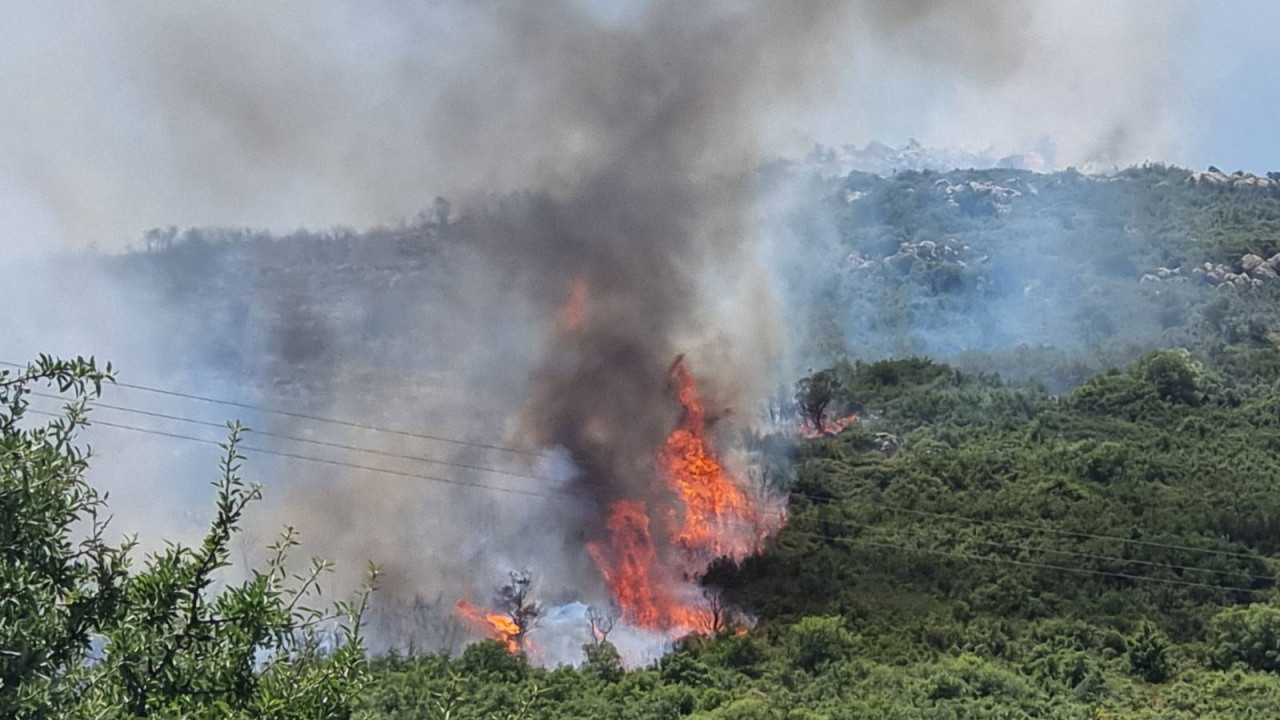 Πυρκαγιά σε ορεινό σημείο στα Τζουμέρκα