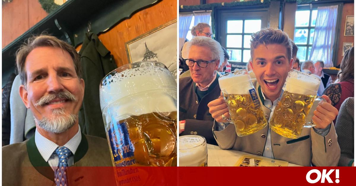 Παύλος: Όπως δεν τον έχουμε ξαναδεί στο Oktoberfest στο Μόναχο με τον γιο του, Αχιλλέα