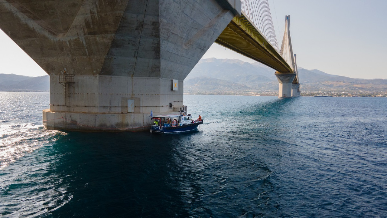 Γέφυρα Ρίου – Αντιρρίου: Ολοκλήρωση Υποβρύχιων Επιθεωρήσεων από Δύτες