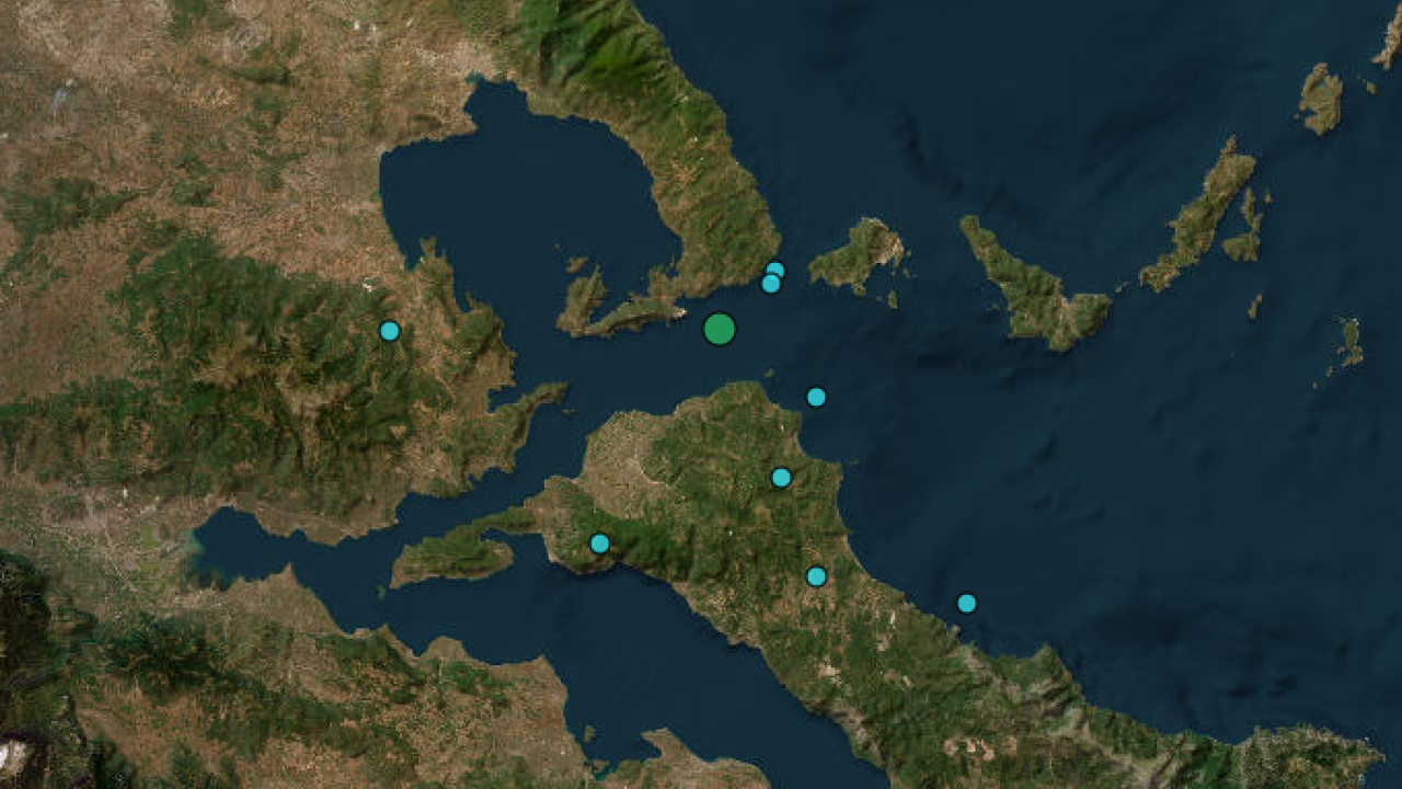 Σεισμός στον Βόλο: 3,9 Ρίχτερ ανοιχτά της Μαγνησίας