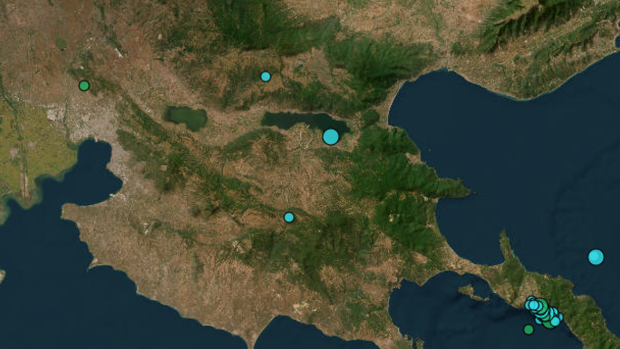 Σεισμός στη Θεσσαλονίκη: 3,5 Ρίχτερ στην Ασπροβάλτα