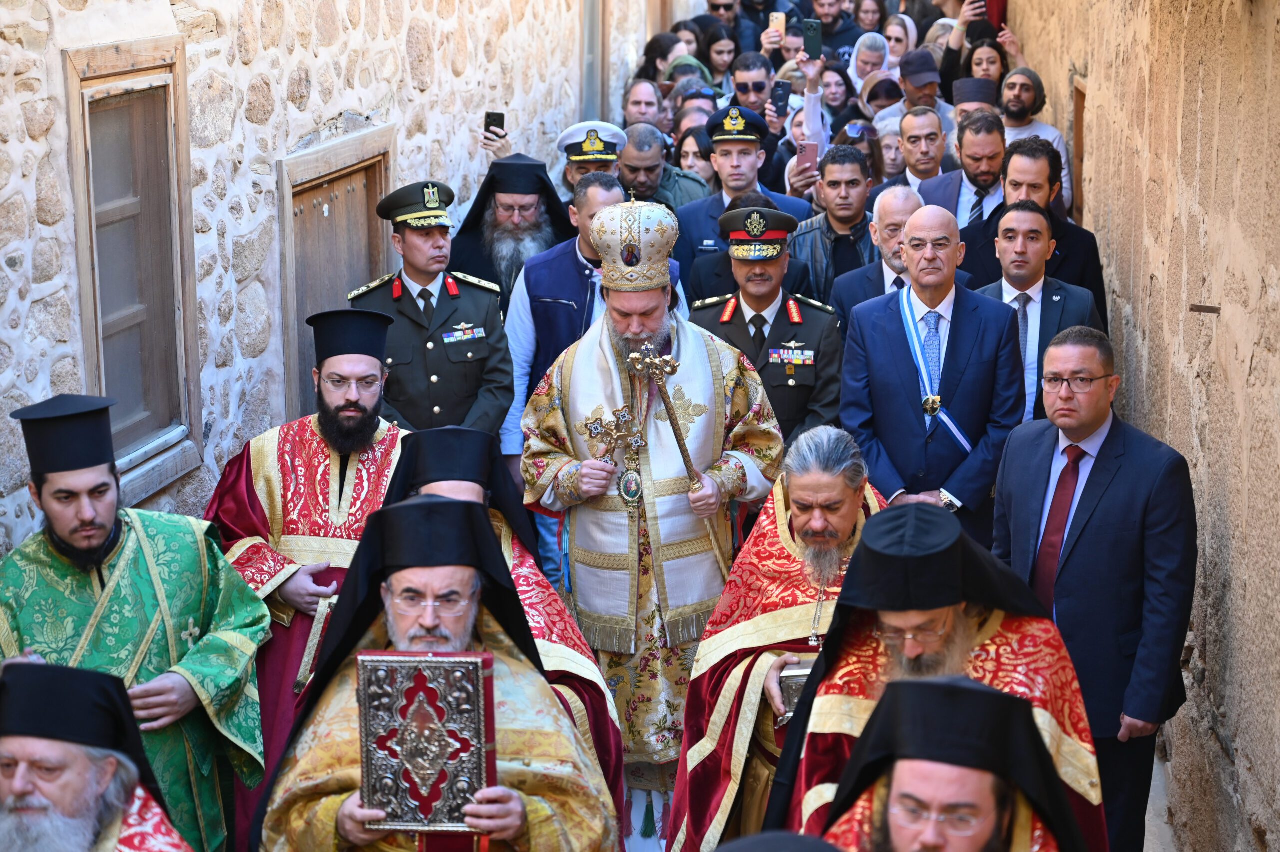 Όρος Σινά: Στον εορτασμό της Ιερά Μονής της Αγίας Αικατερίνης ο Ν. Δένδιας