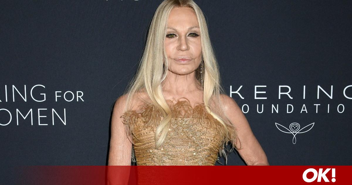 Αγνώριστη η Donatella Versace στα 69 της χρόνια