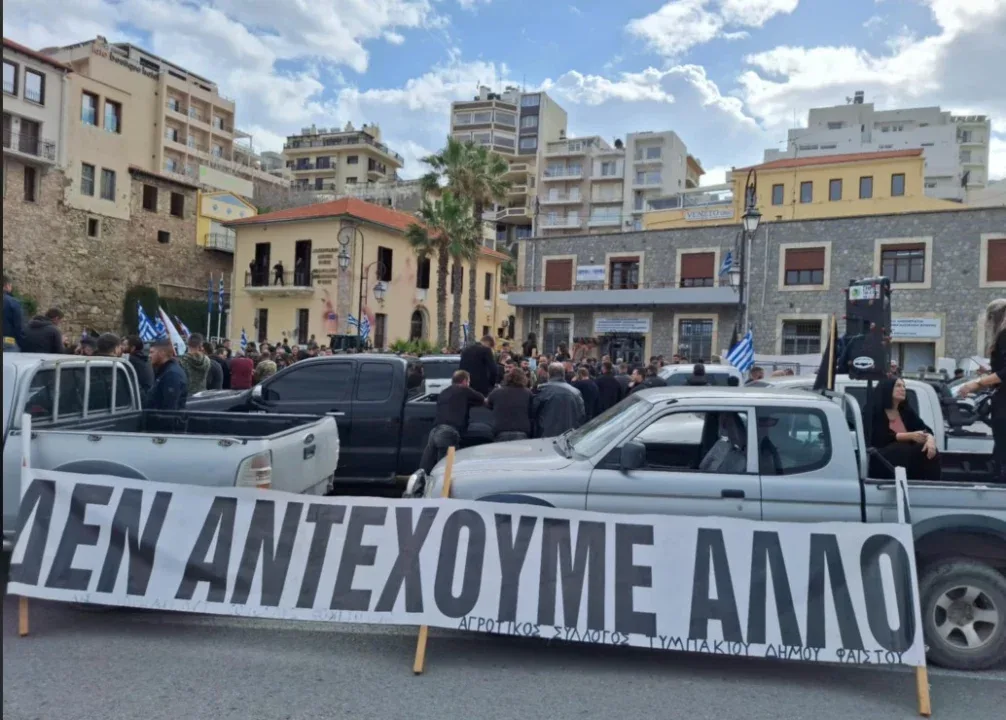 Παγκρήτιο Συλλαλητήριο του Πρωτογενή Τομέα στο Ηράκλειο: «Δεν αντέχουμε άλλο» (Φωτογραφίες)