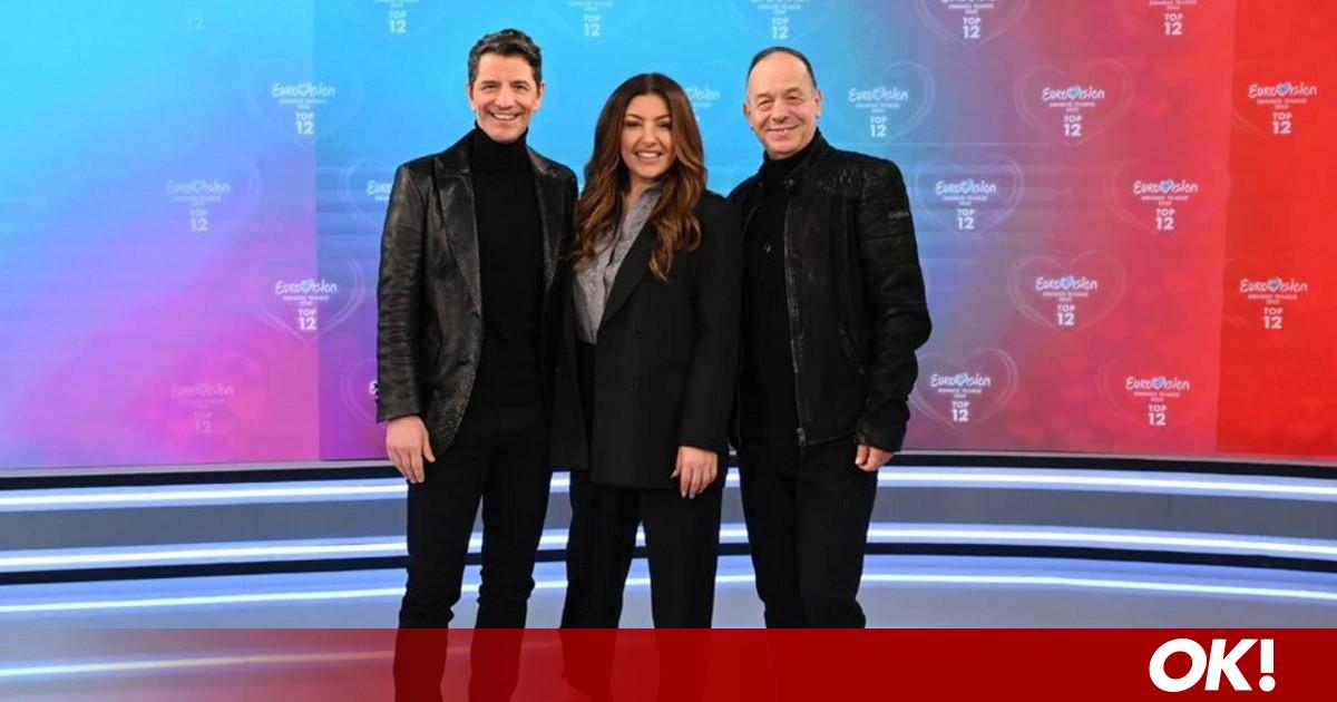 Η πρόβα για τον ελληνικό τελικό της Eurovision με τον Φωκά Ευαγγελινό