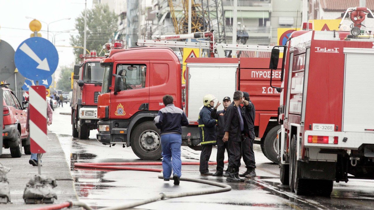 Διαρροή αερίου στον Κόμβο της Θέρμης