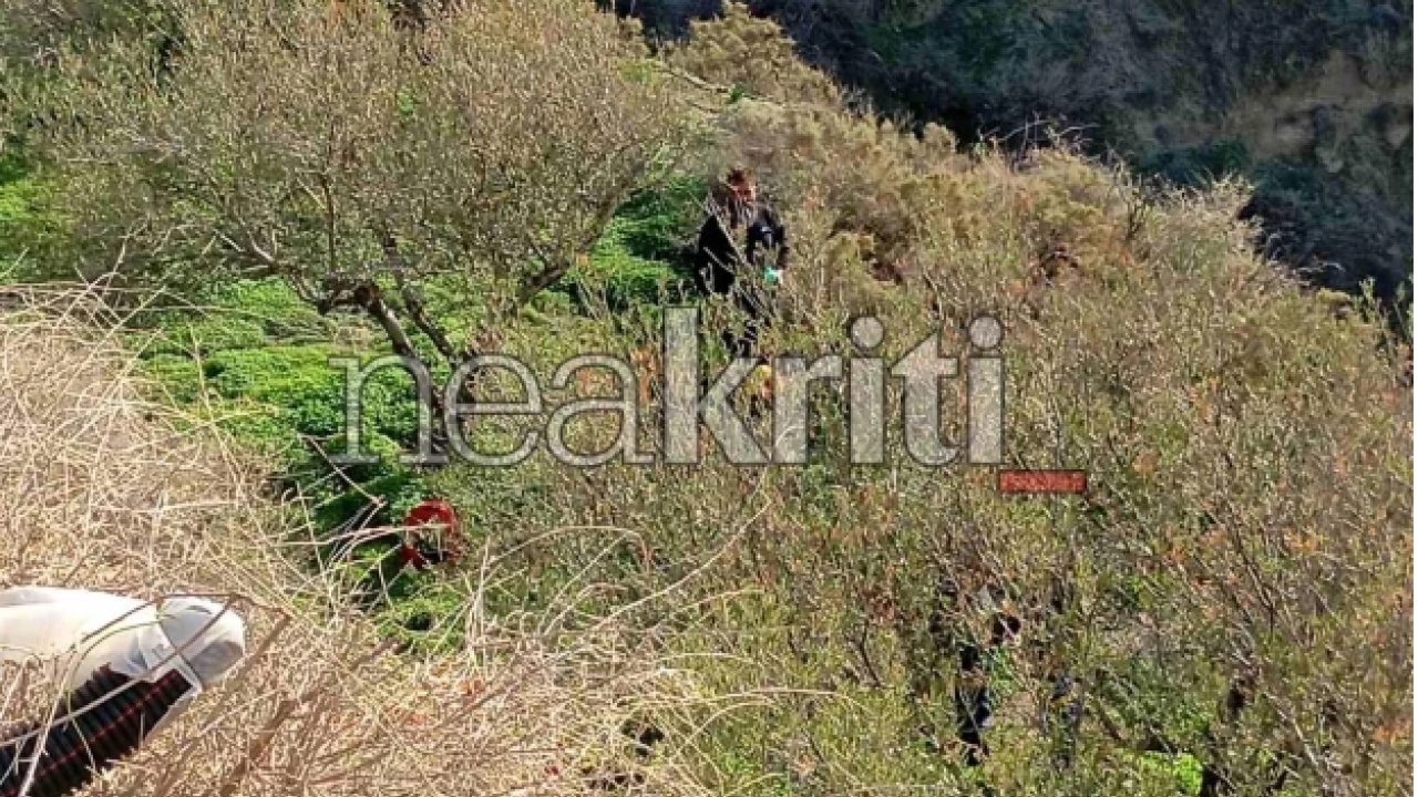 Ηράκλειο: Καλά στην υγεία του ο άντρας που έπεσε σε γκρεμό