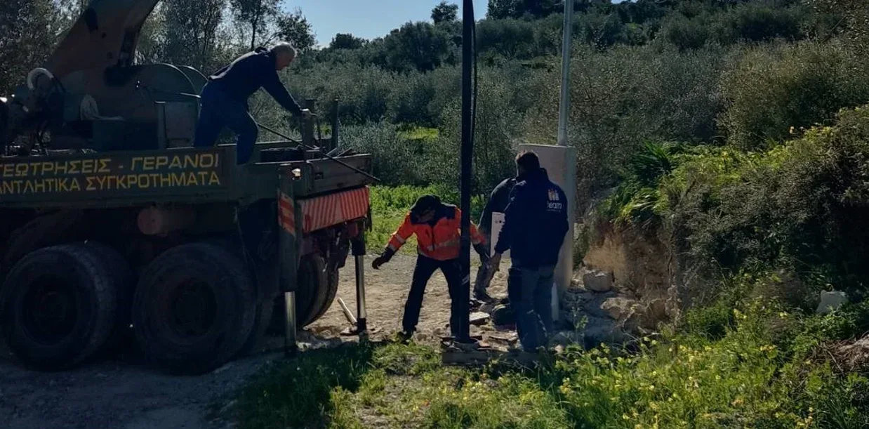 Ολοκληρώθηκε η Αντικατάσταση γεώτρησης στην  θέση Φτεριά – Ένα σημαντικό έργο για την υδροδότηση της Γαλιάς