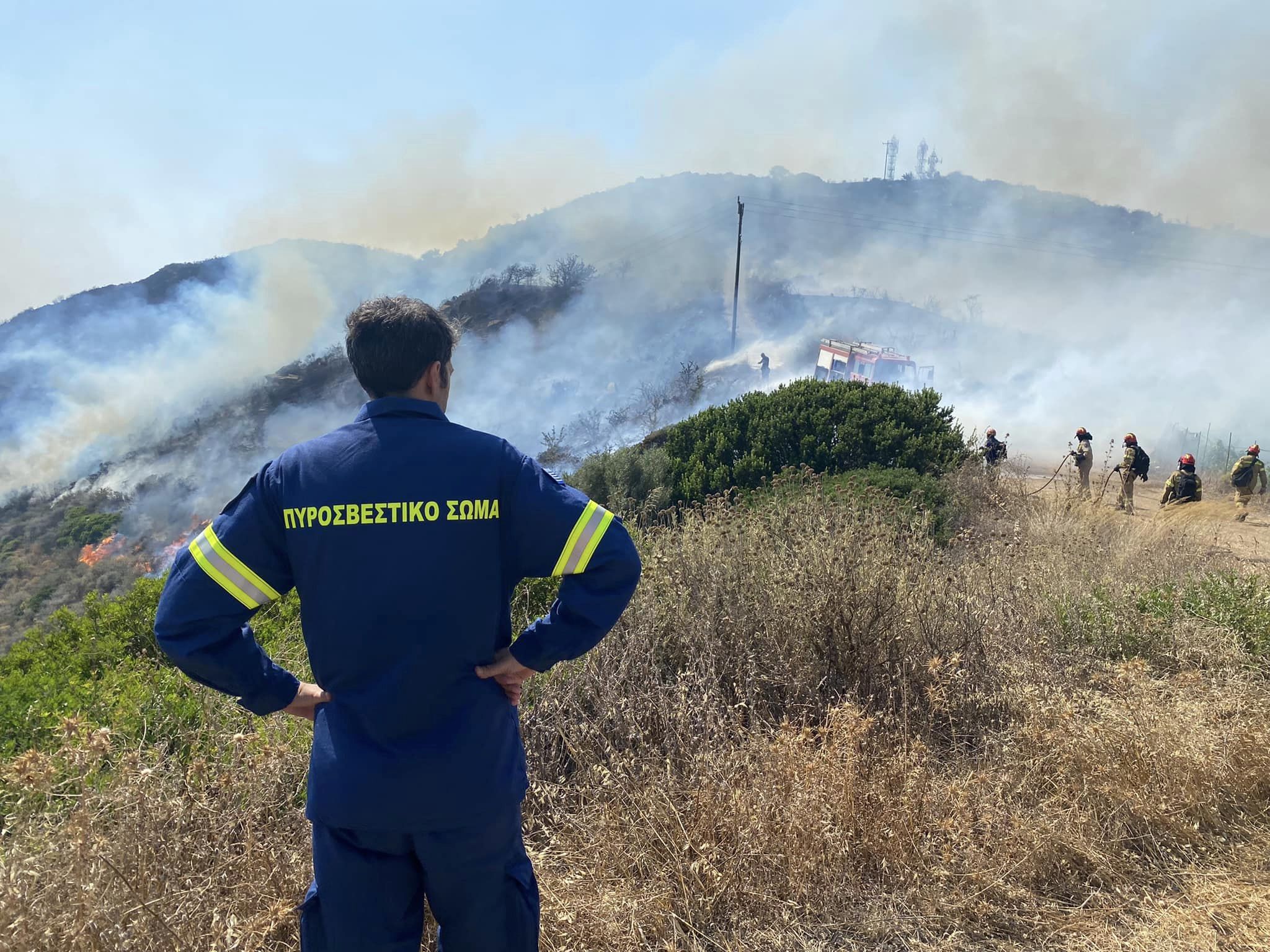 Υπό πλήρη έλεγχο η φωτιά στα ορεινά των Σφακίων