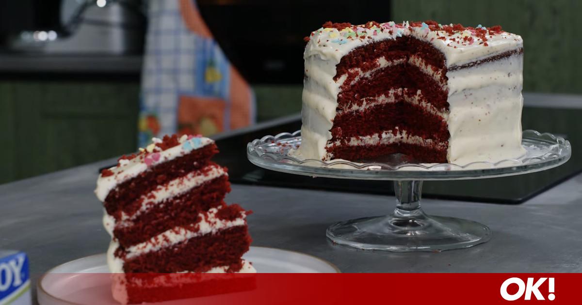 Το απόλυτο red velvet κέικ για την ημέρα των ερωτευμένων!