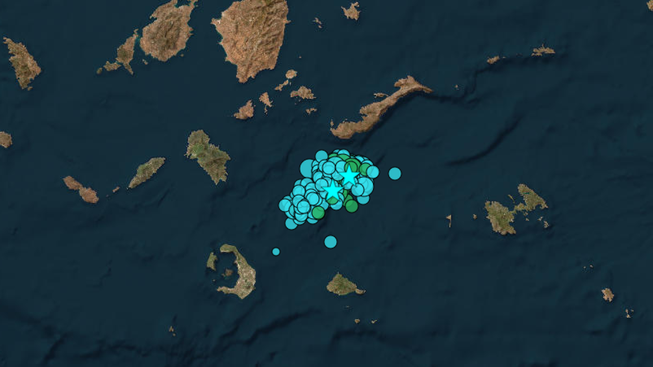 Νέα σεισμική δόνηση 4,7 Ρίχτερ στην Αμοργό – Αισθητός και στην Αττική